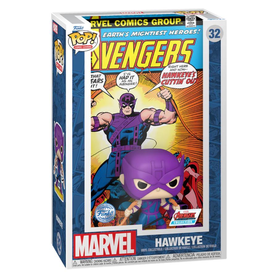 Hawkeye - Avengers #109 POP! Vinyl Comic Cover (#32) boxed