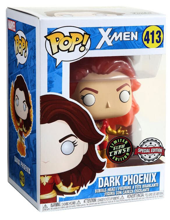 X-Men - Dark Phoenix with Flames Pop! Vinyl Figure boxed