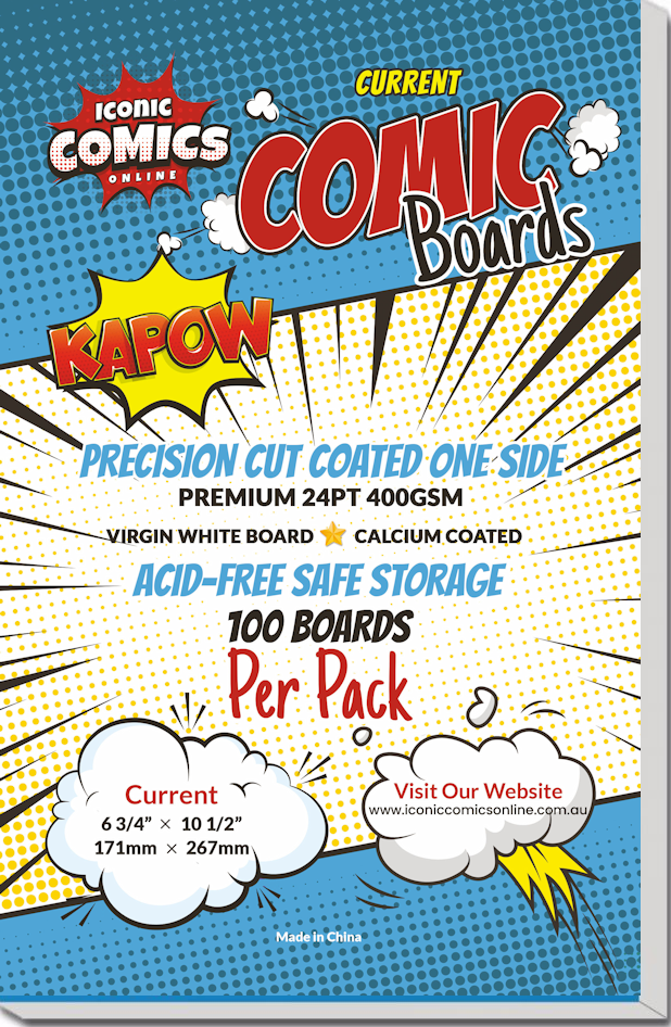 Iconic Comics Current Backing Boards (Pack of 100)