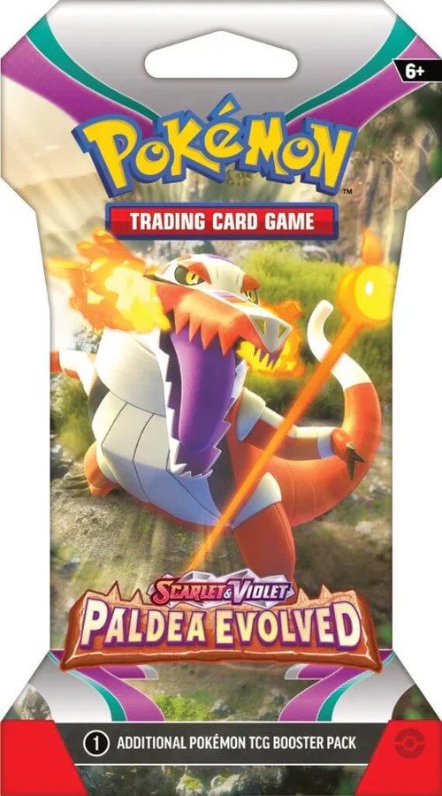 Paldea Evolved Pokemon TCG Sleeved Booster Pack
