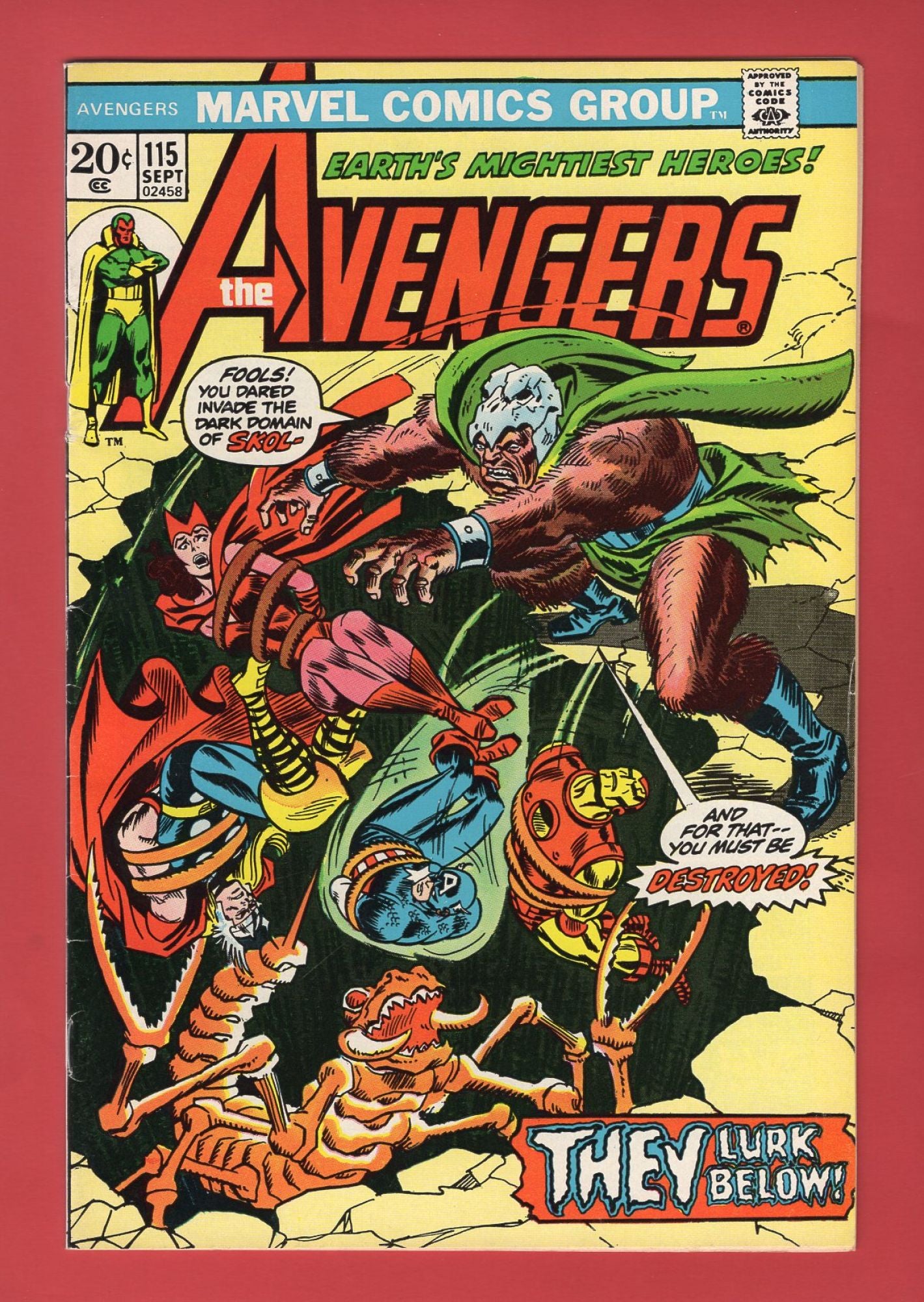 Avengers #115 (Sep 1973), 7.0 FN/VF