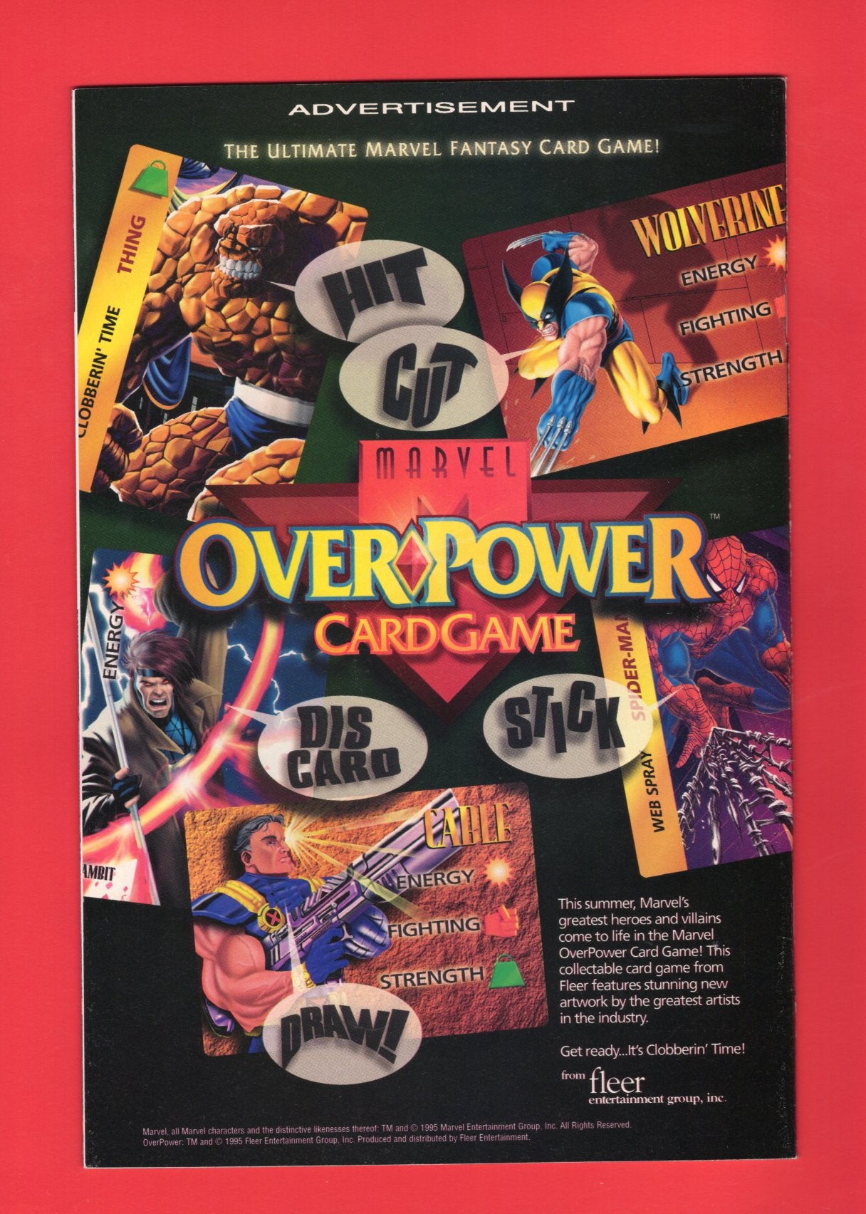 Daredevil #345 (Oct 1995), 8.5 VF+ with Game Cards