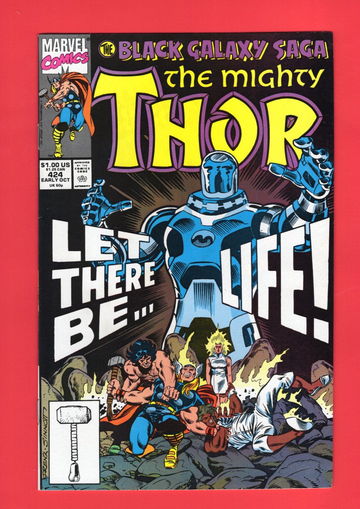 Thor #424 (Oct 1990) 7.5 VF-