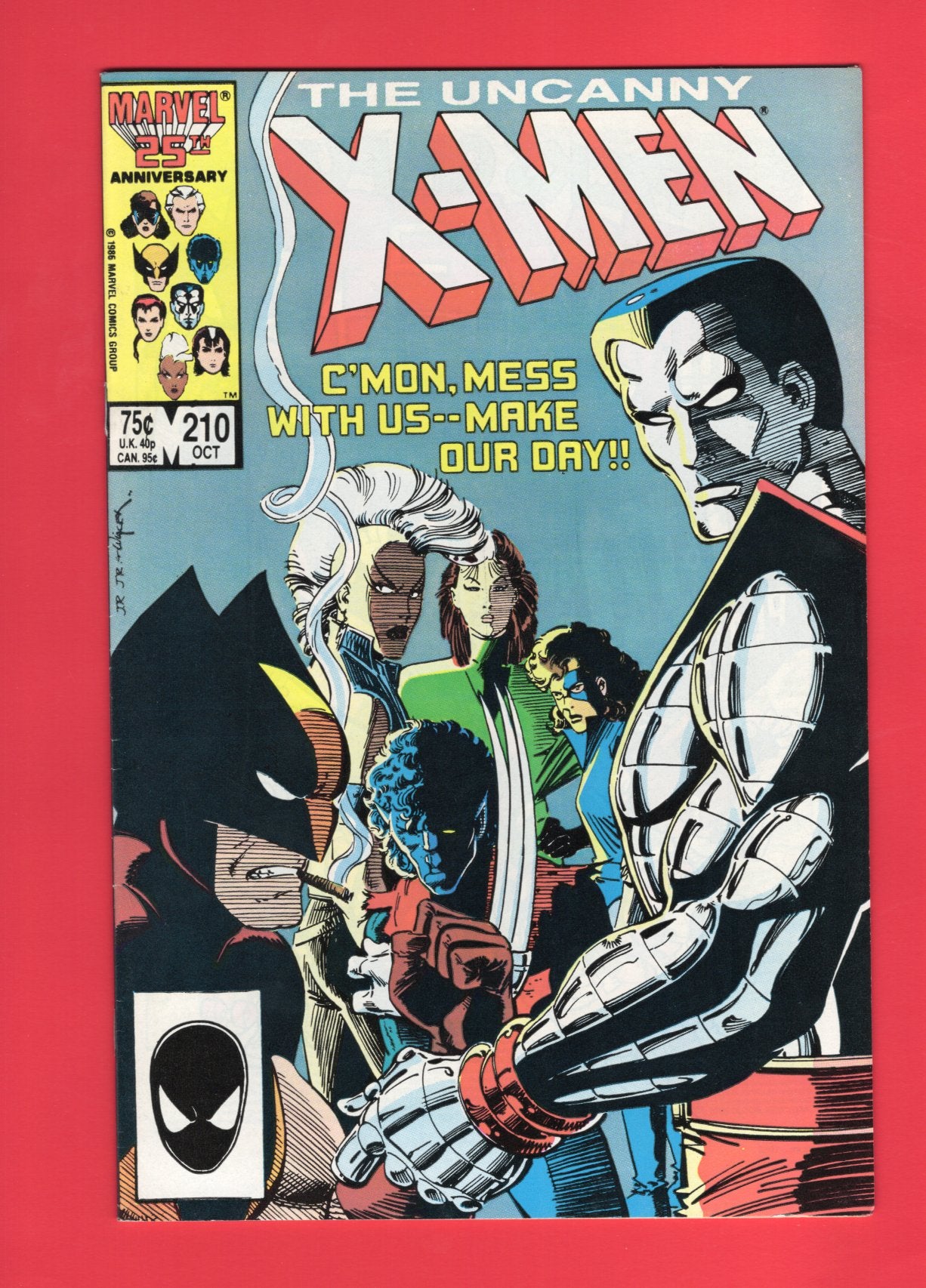 Uncanny X-Men #210 (Oct 1986) 7.5 VF-