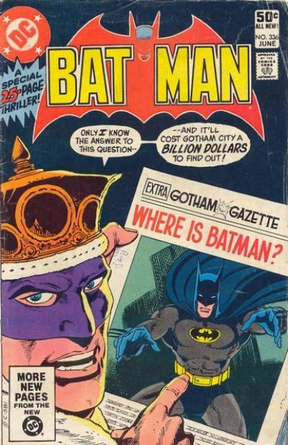 Batman #336 (Jun 1981)