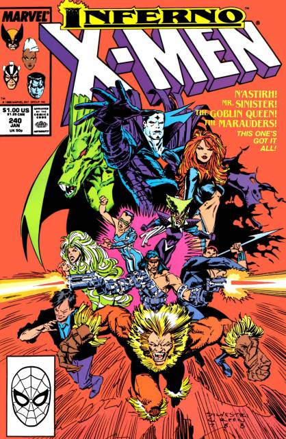 Uncanny X-Men #240 (Jan 1989)