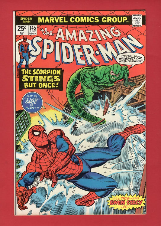 Amazing Spider-Man #145 (Jun 1975), 8.5 VF+