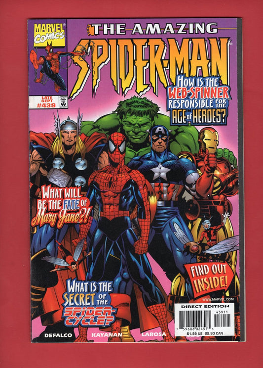 Amazing Spider-Man #439 (Sep 1998), 8.5 VF+