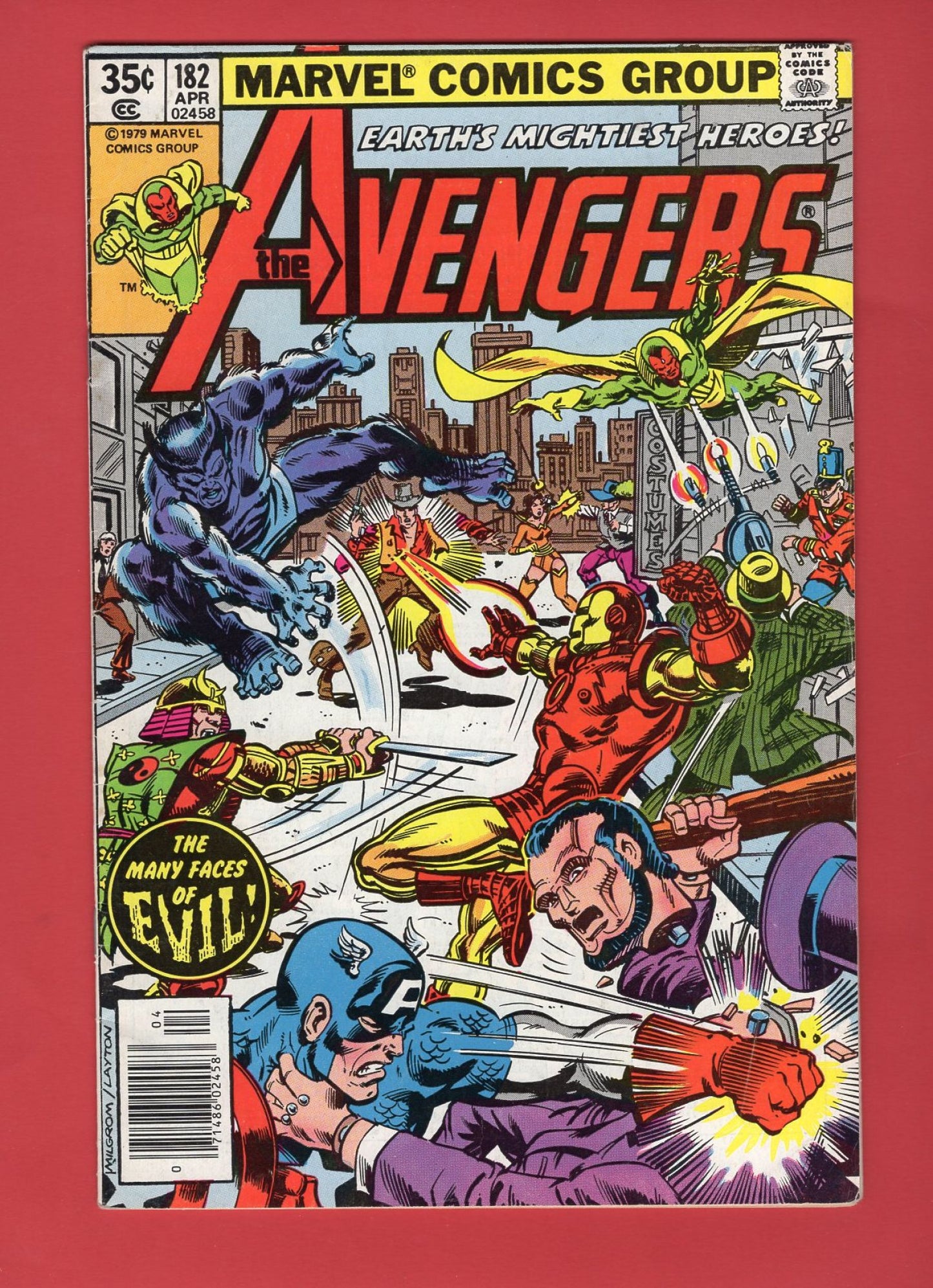 Avengers #182 (Apr 1979), 6.5 FN+ Newsstand