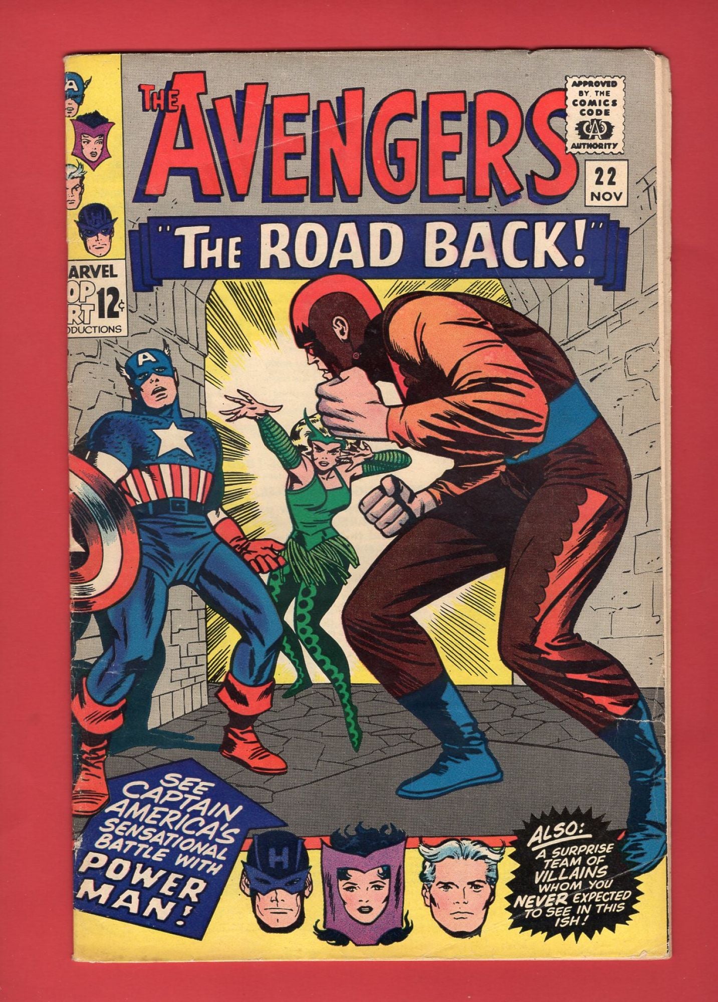 Avengers #22 (Nov 1965), 5.5 FN-