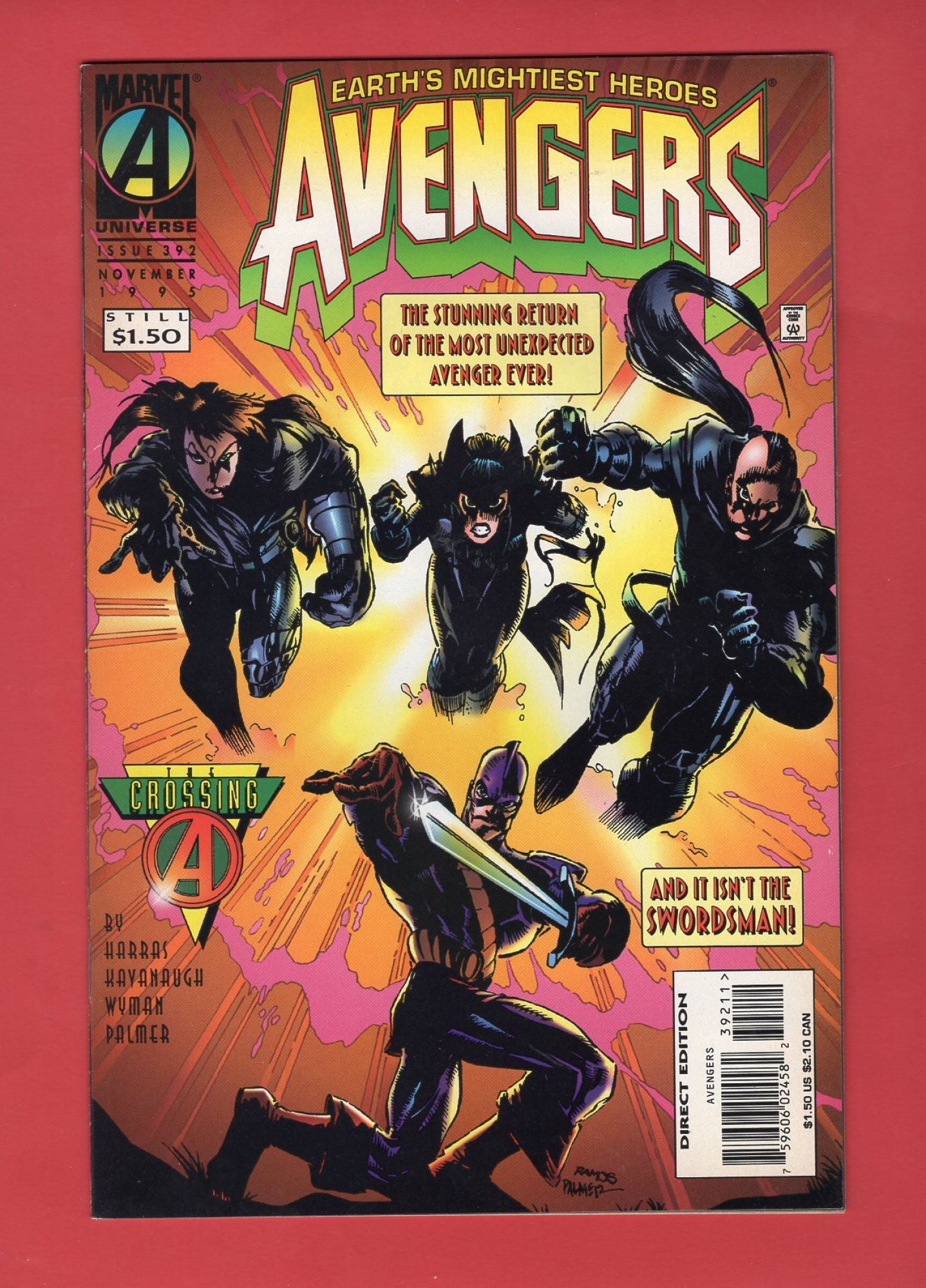 Avengers #392 (Nov 1995), 8.5 VF+