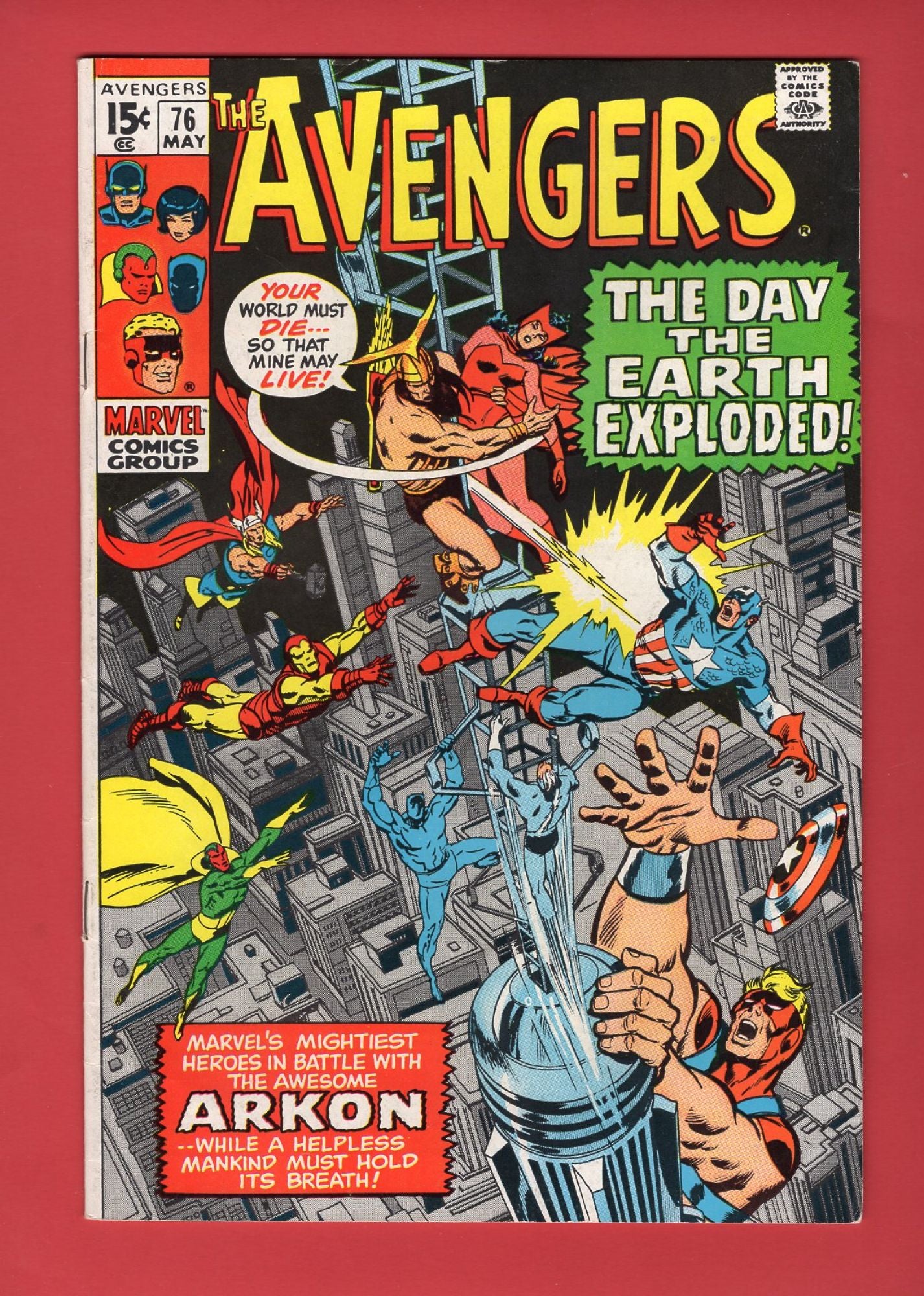 Avengers #76 (May 1970), 6.0 FN