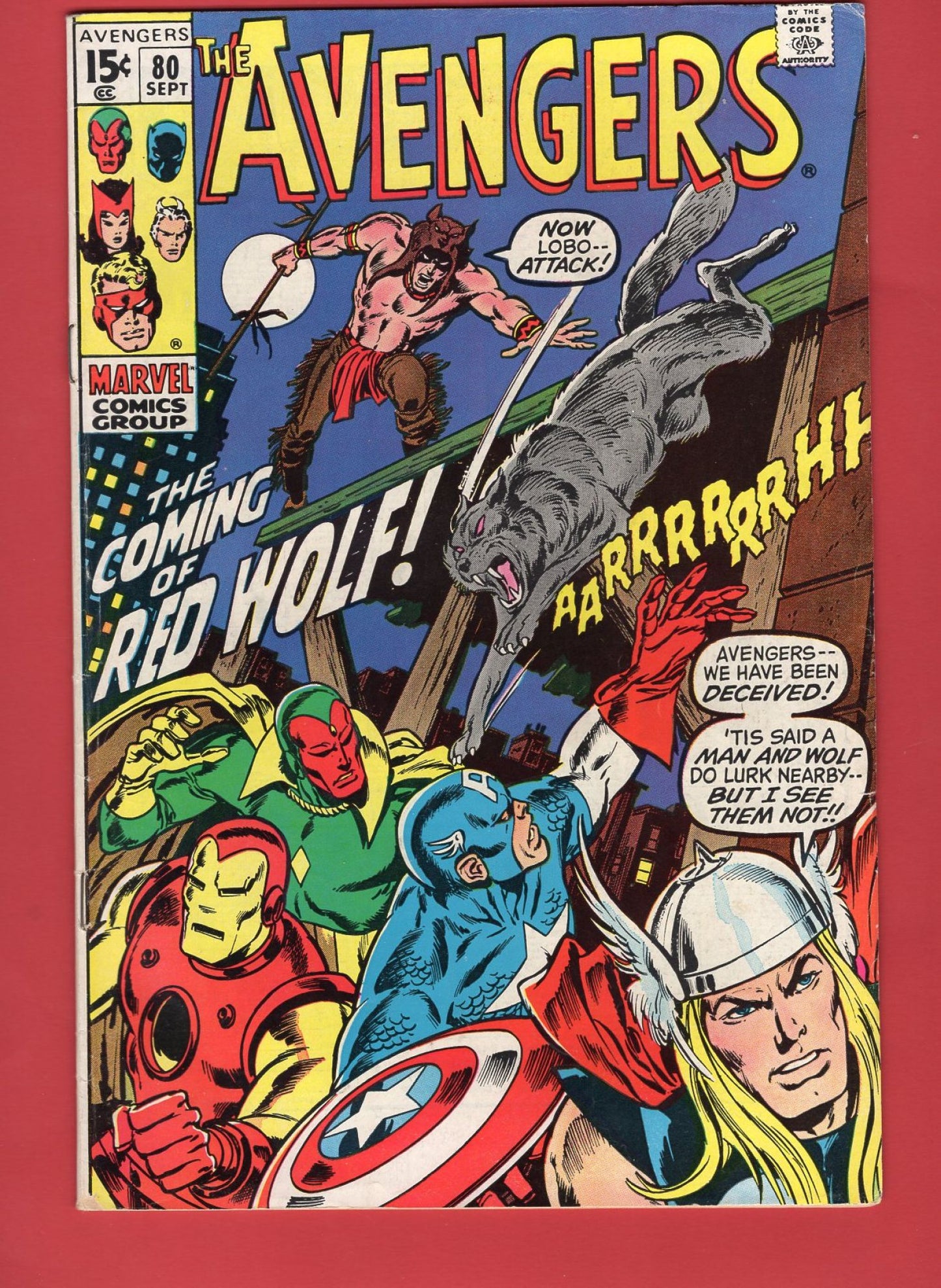 Avengers #80 (Sep 1970), 5.5 FN-