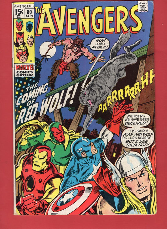Avengers #80 (Sep 1970), 5.5 FN-