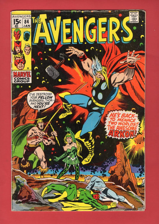 Avengers #84 (Jan 1971), 3.5 VG-
