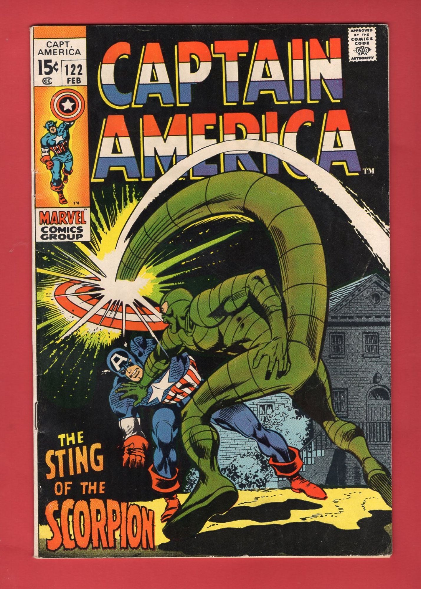 Captain America #122 (Feb 1970), 6.0 FN