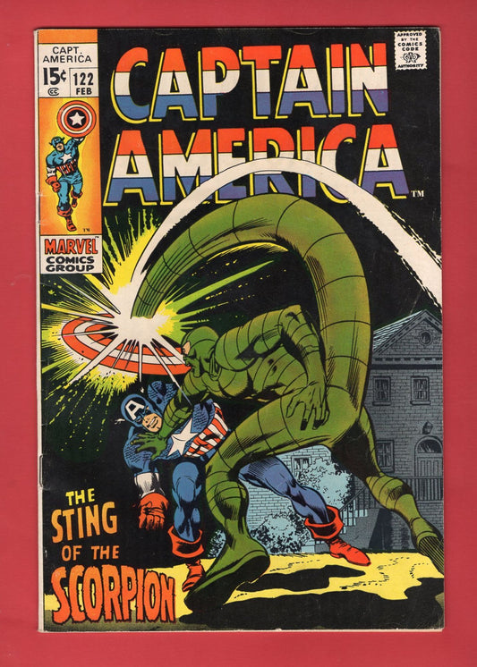 Captain America #122 (Feb 1970), 6.0 FN