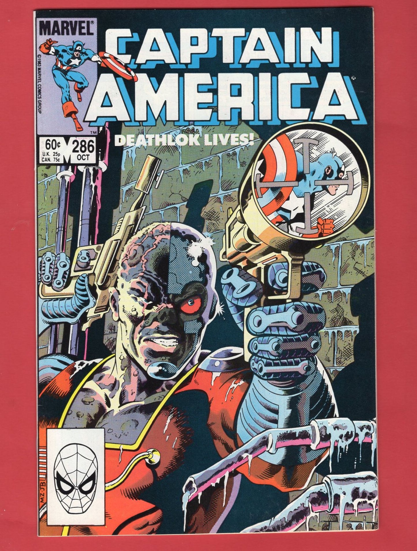 Captain America #286 (Oct 1983), 8.5 VF+