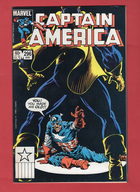 Captain America #296 (Aug 1984), 7.5 VF-