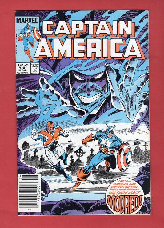 Captain America #306 (Jun 1985), 8.0 VF Newsstand