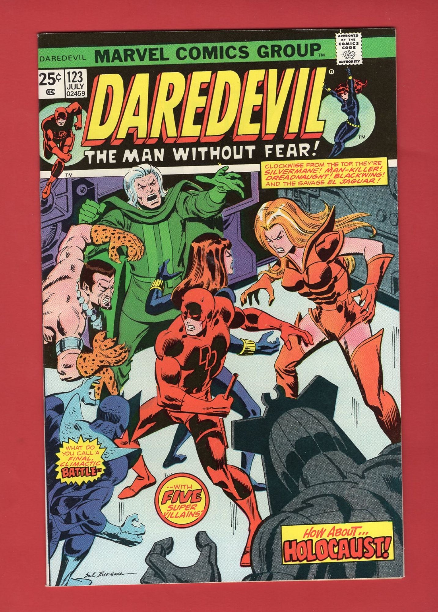 Daredevil #123 (Jul 1975), 8.5 VF+