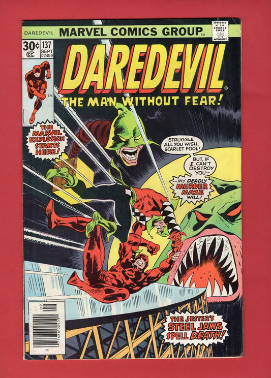 Daredevil #137 (Sep 1976), 6.0 FN Newsstand