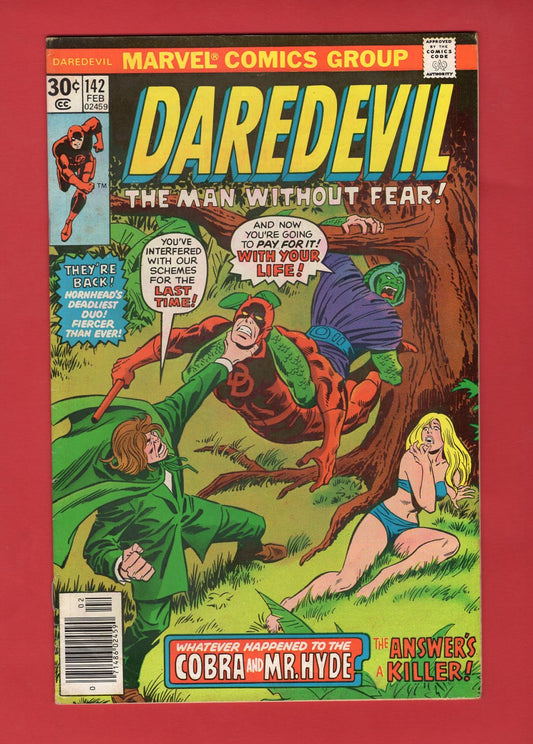Daredevil #142 (Feb 1977), 6.0 FN Newsstand