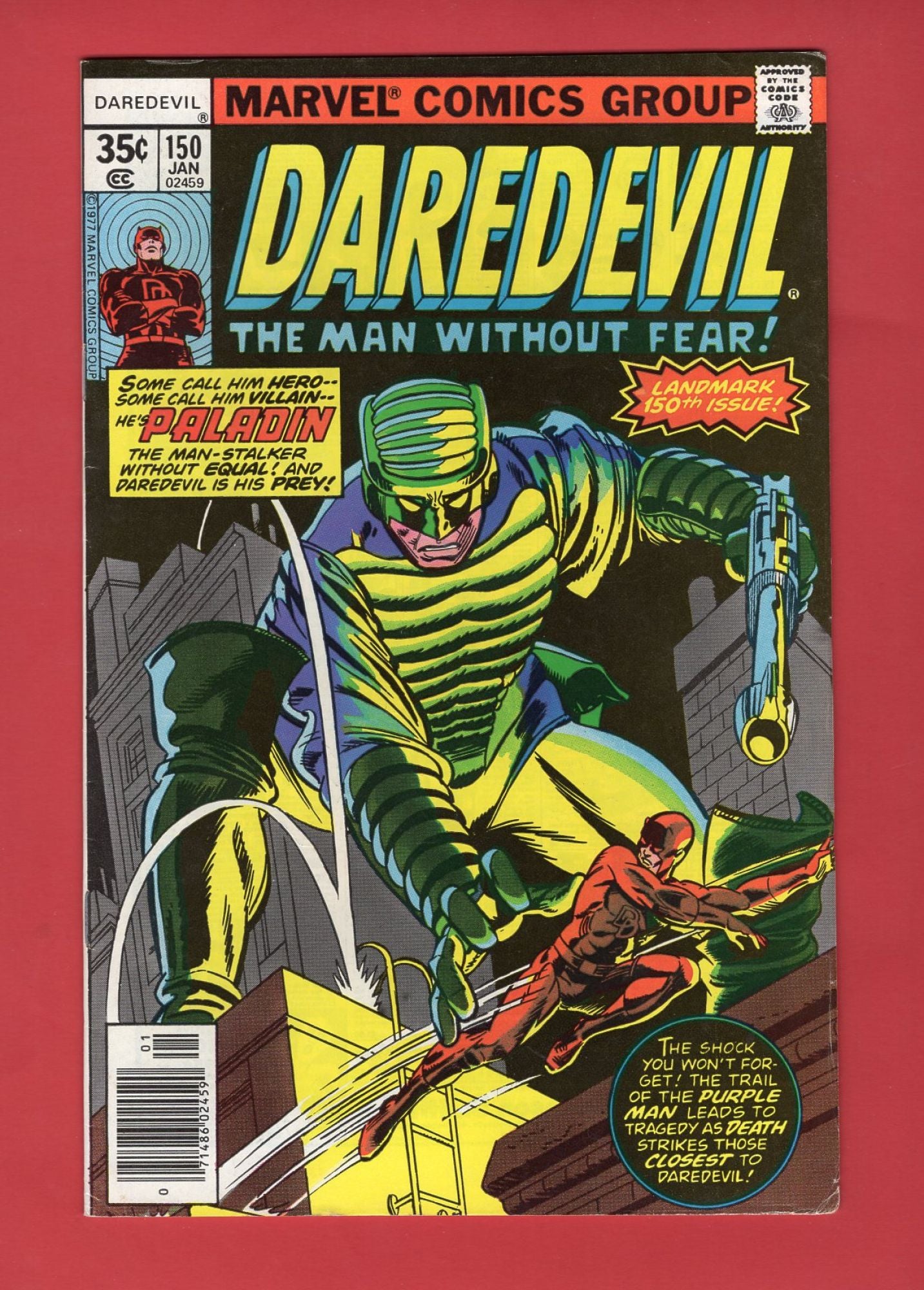Daredevil #150 (Jan 1978), 7.0 FN/VF Newsstand