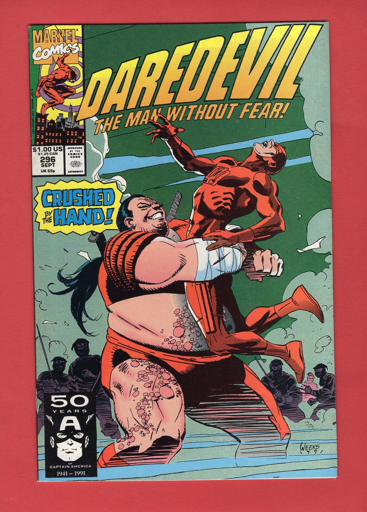 Daredevil #296 (Sep 1991), 9.2 NM-