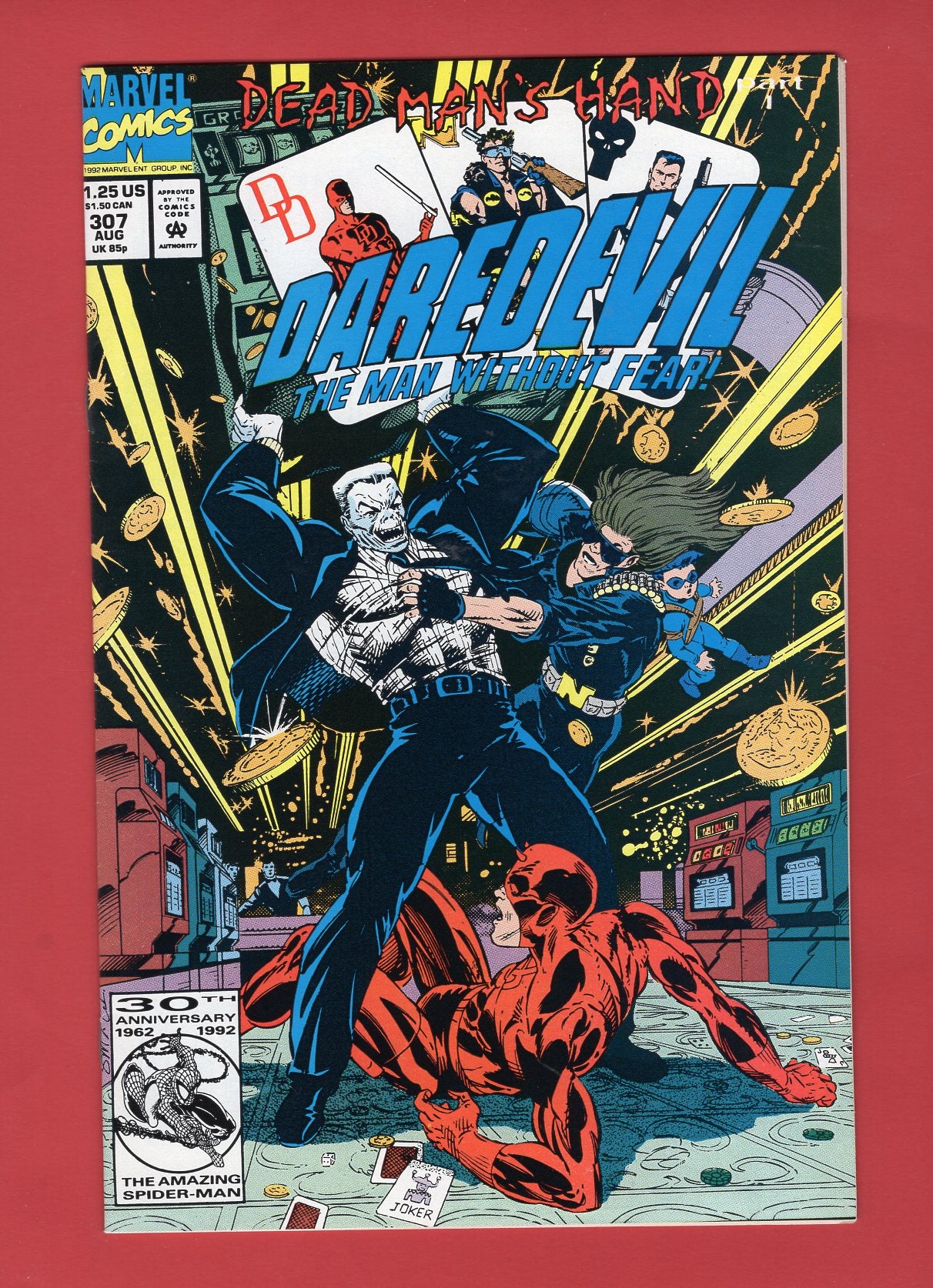 Daredevil #307 (Aug 1992), 9.2 NM-