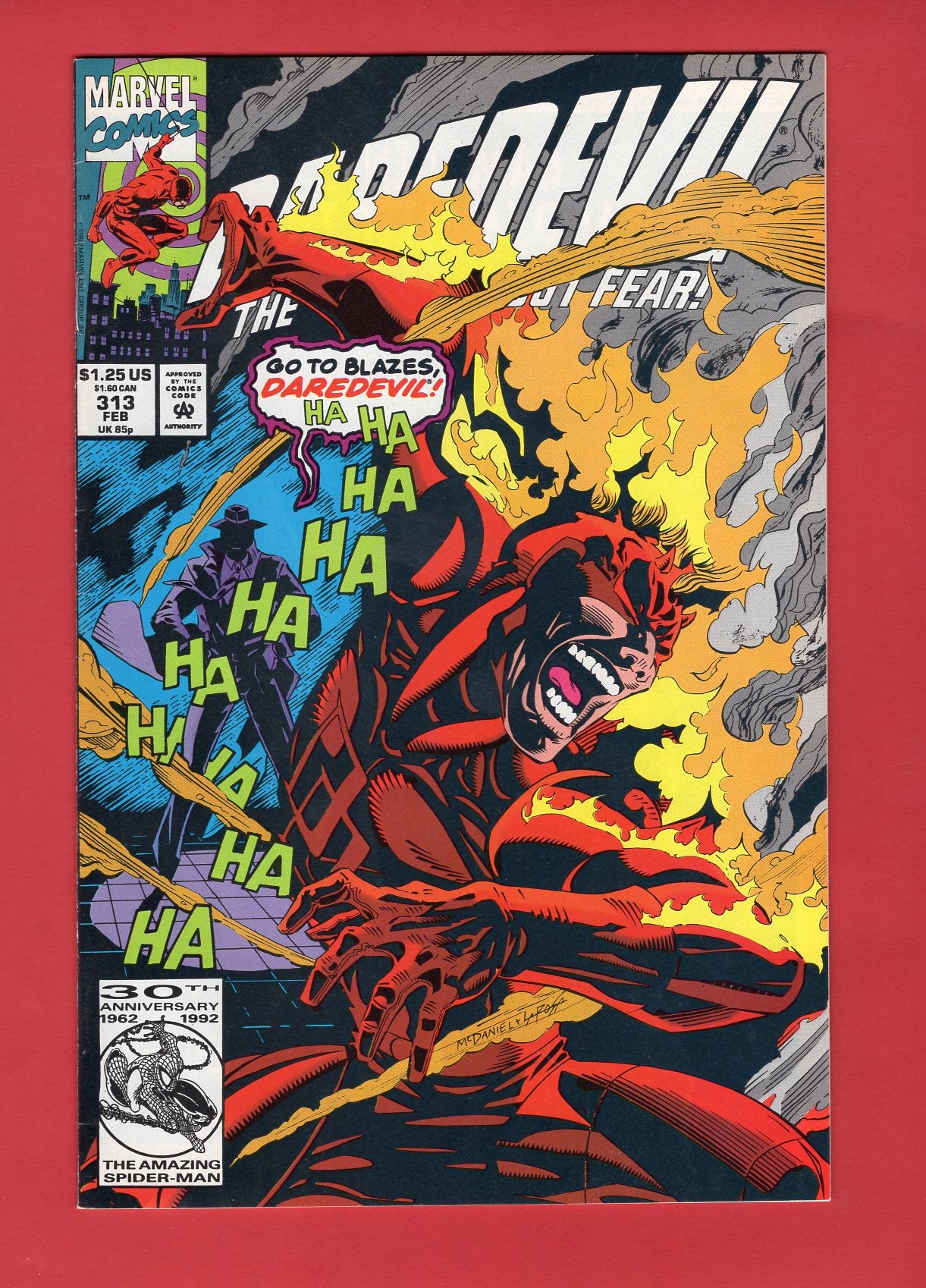 Daredevil #313 (Feb 1993), 8.0 VF