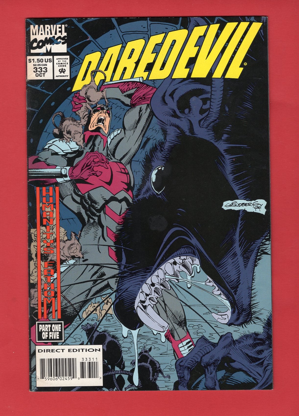Daredevil #333 (Oct 1994), 7.5 VF-