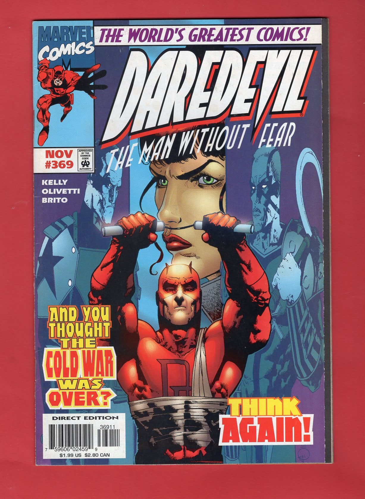 Daredevil #369 (Nov 1997), 7.5 VF-