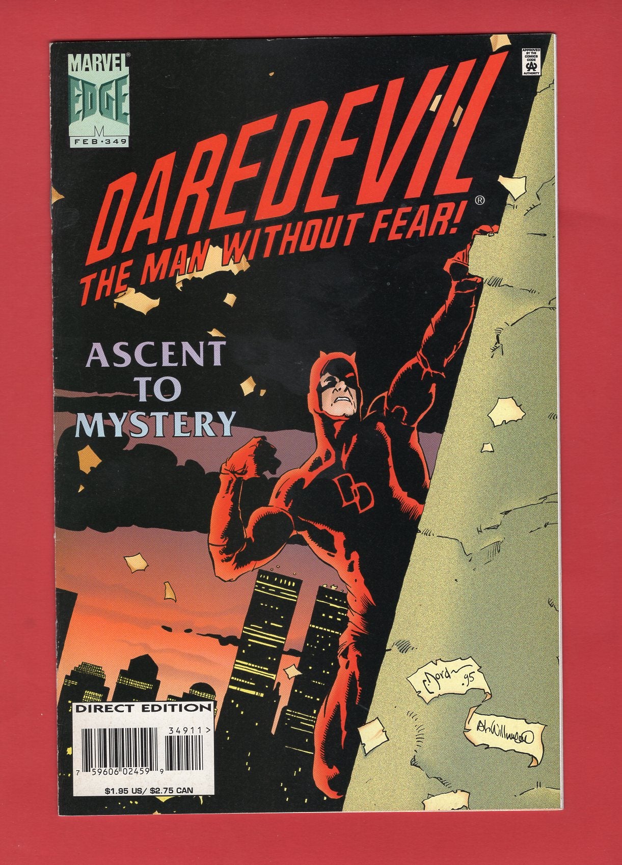 Daredevil #349 (Feb 1996), 8.0 VF