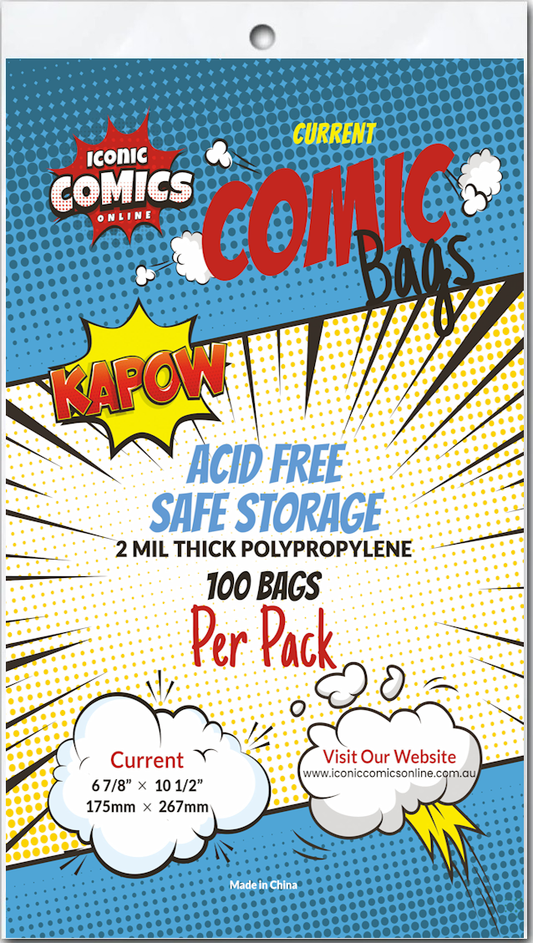 Iconic Comics Current Comic Bags (Pack of 100)