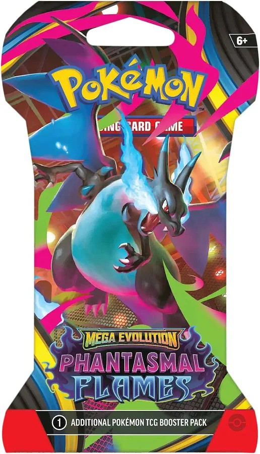 Phantasmal Flames Pokemon TCG Sleeved Booster Pack
