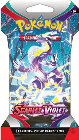 Scarlet & Violet Pokemon TCG Sleeved Booster Pack