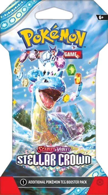 Stellar Crown Pokemon TCG Sleeved Booster Pack