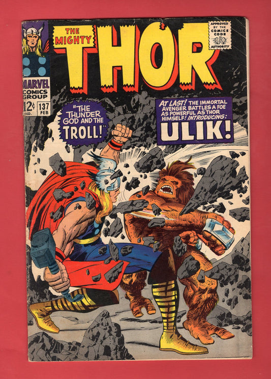 Thor #137 (Feb 1967), 4.0 VG