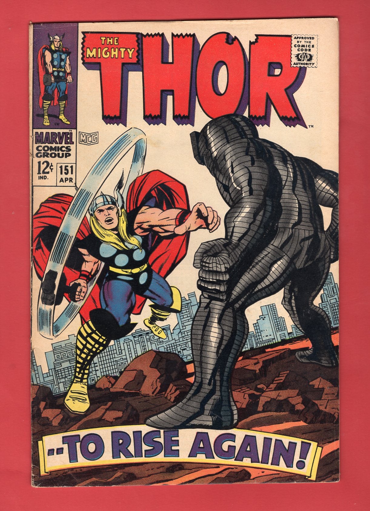 Thor #151 (Apr 1968), 4.5 VG+