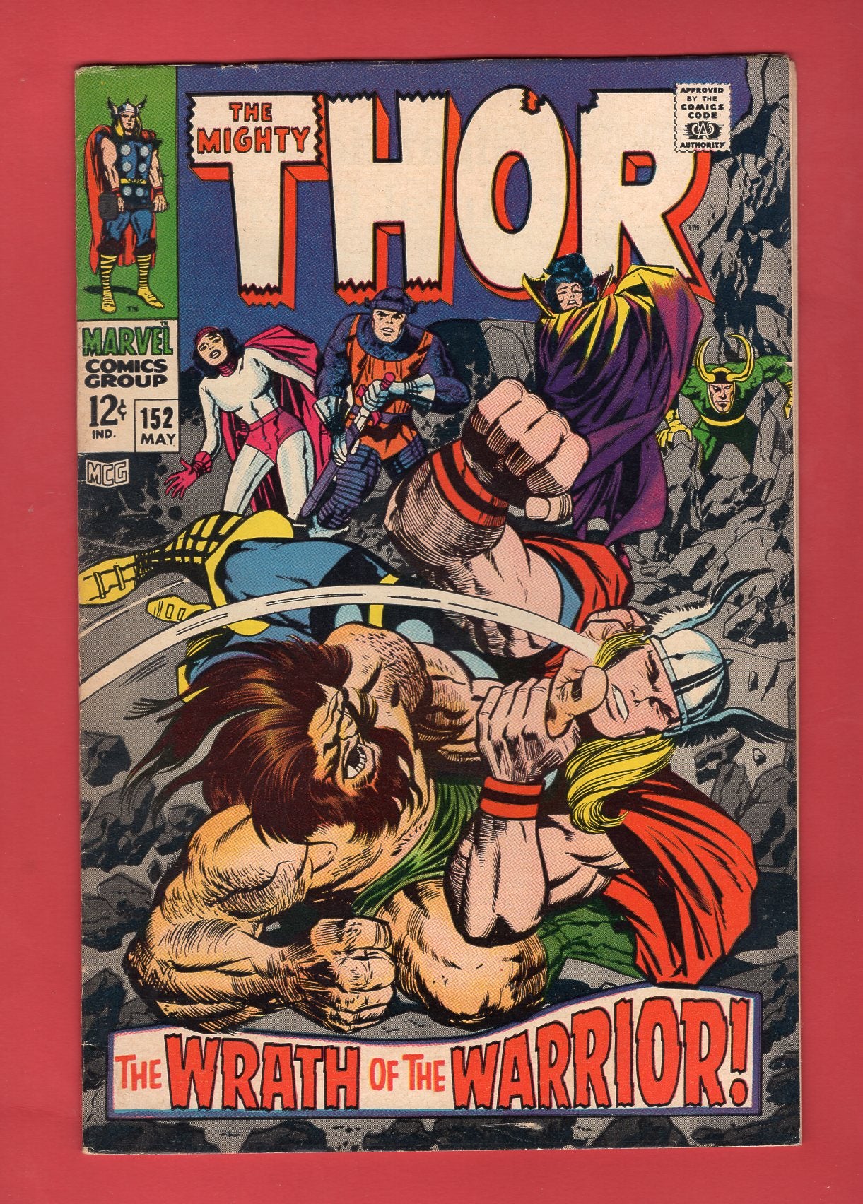 Thor #152 (May 1968), 4.5 VG+