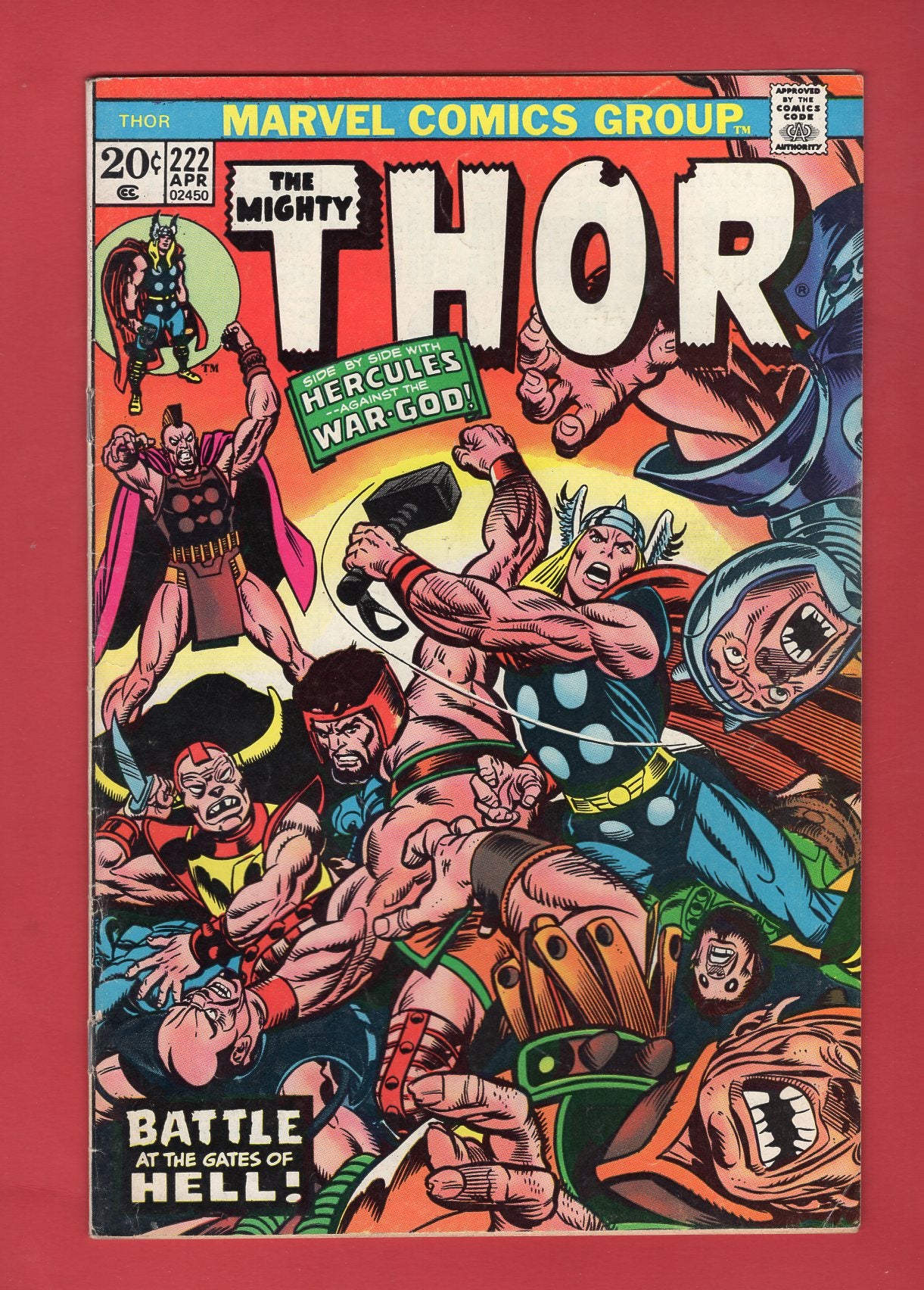 Thor #222 (Apr 1974), 5.0 VG/FN
