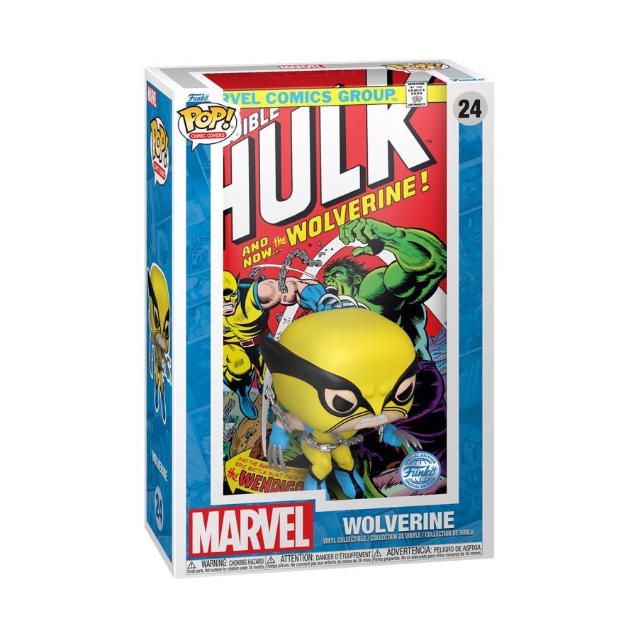 Wolverine - Incredicble Hulk #181 POP! Vinyl Comic Cover (#24) boxed
