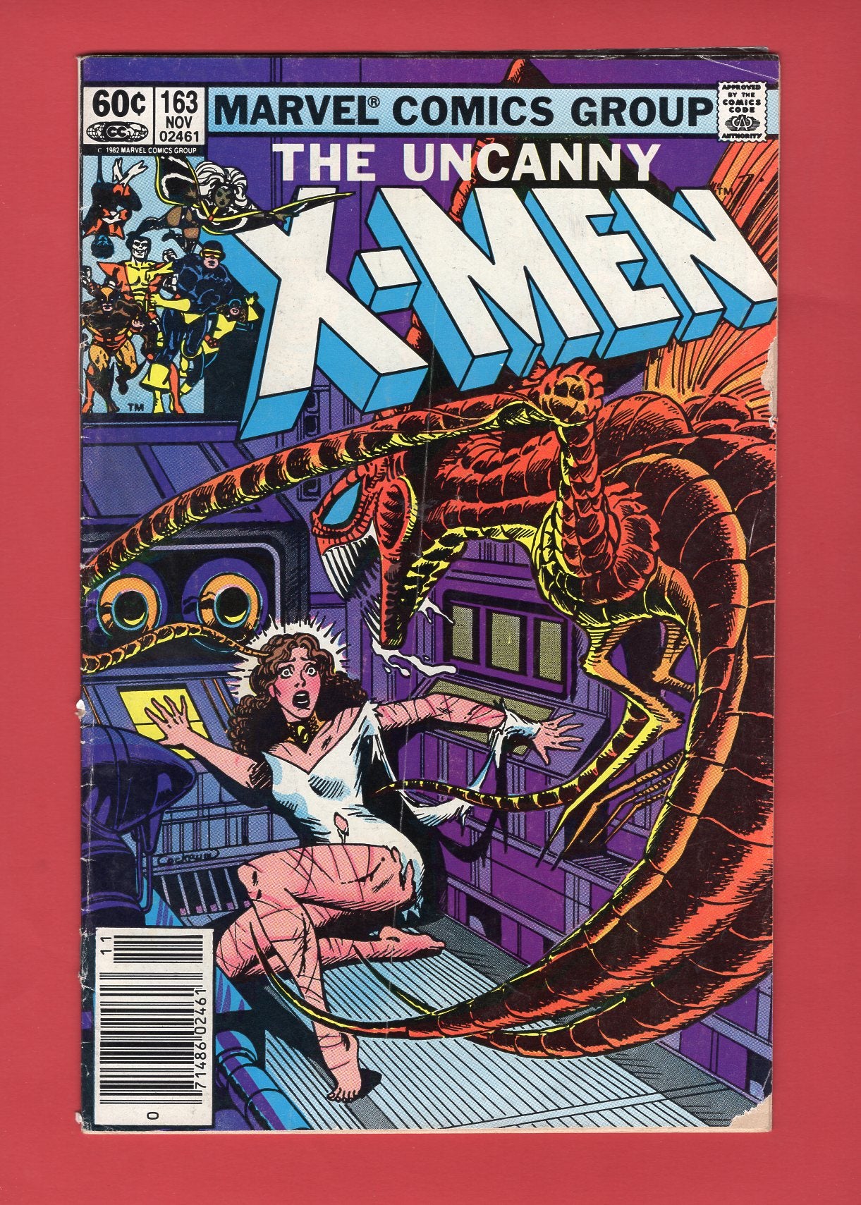 Uncanny X-Men #163 (Nov 1982), 4.0 VG Newsstand