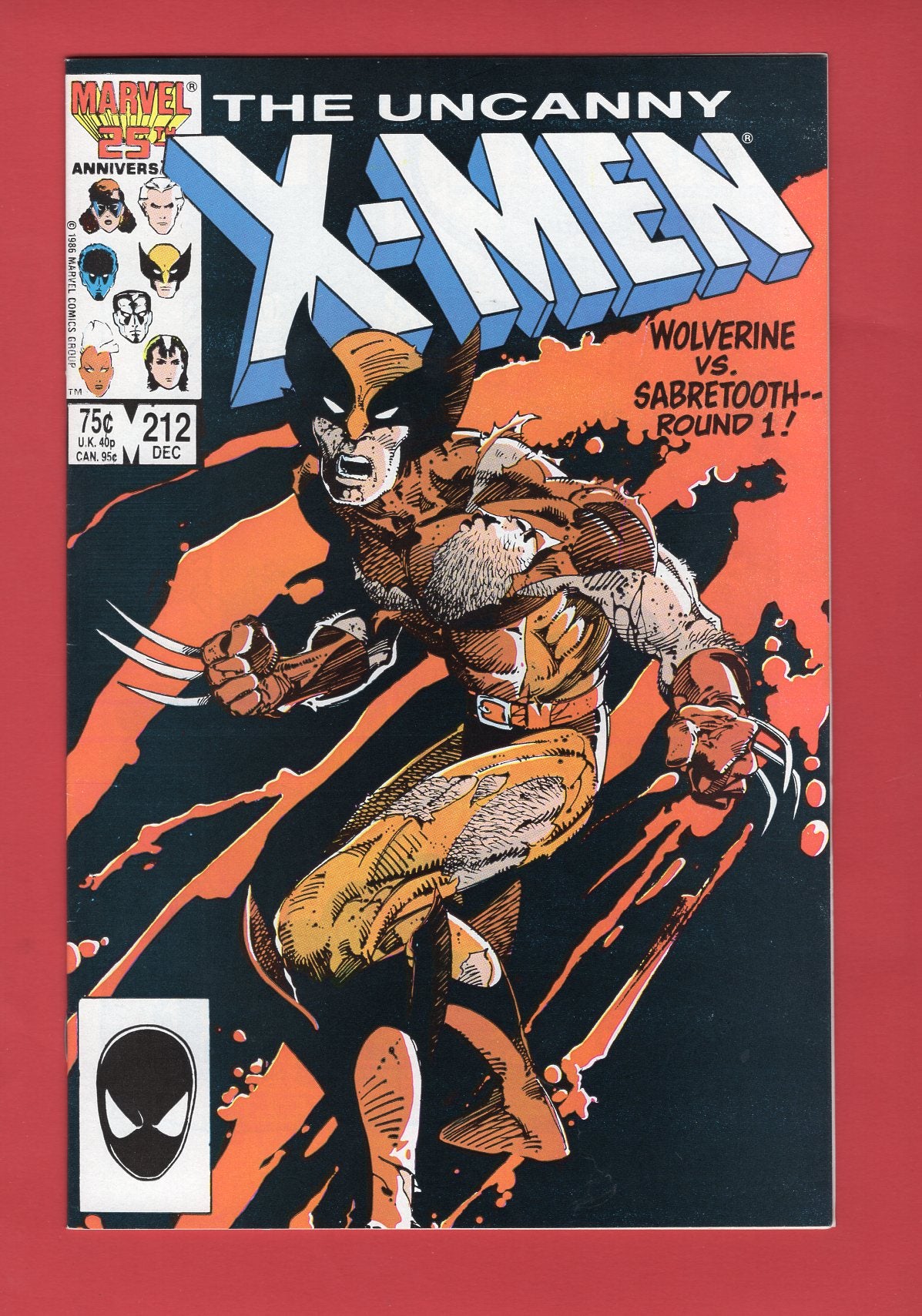 Uncanny X-Men #212 (Dec 1986), 8.5 VF+