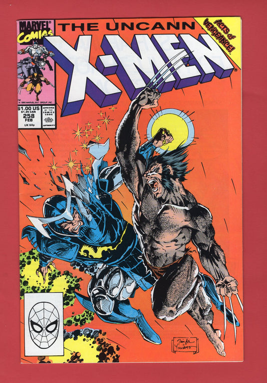 Uncanny X-Men #258 (Feb 1990), 8.5 VF+