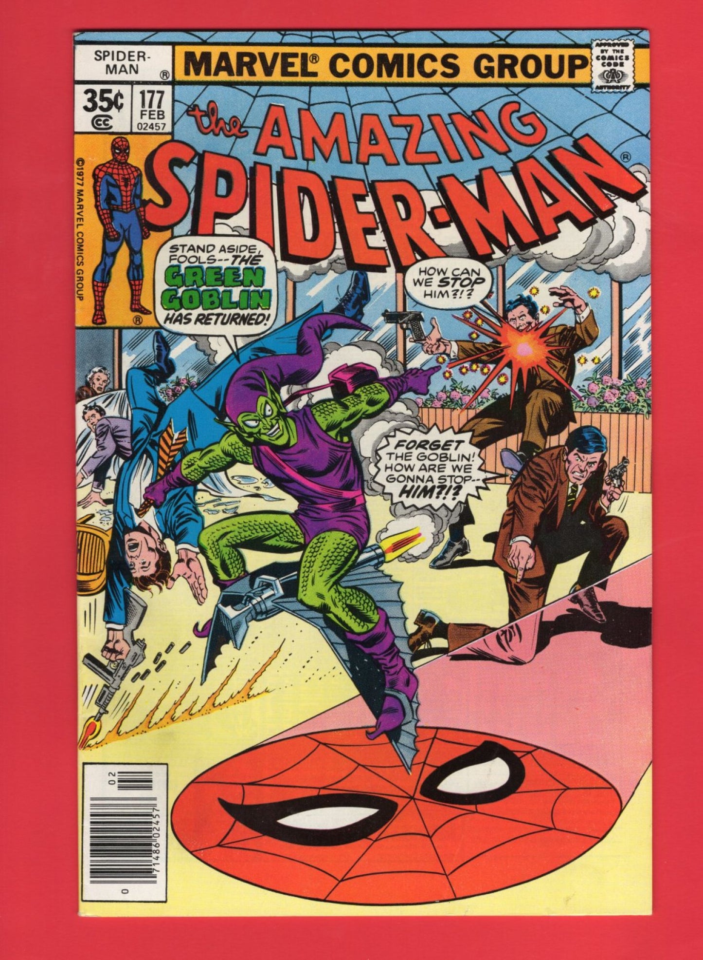 Amazing Spider-Man #177 (Feb 1978), 8.0 VF Newsstand