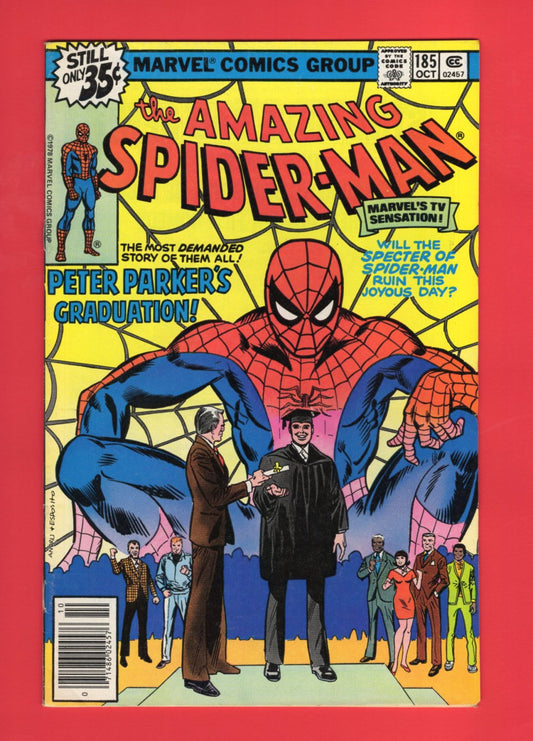 Amazing Spider-Man #185 (Oct 1978), 7.5 VF- Newsstand