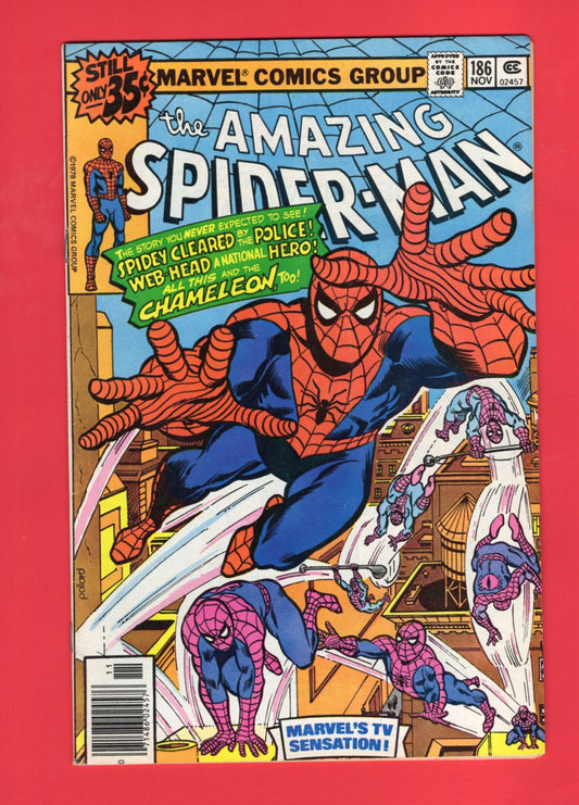 Amazing Spider-Man #186 (Nov 1978), 7.5 VF- Newsstand