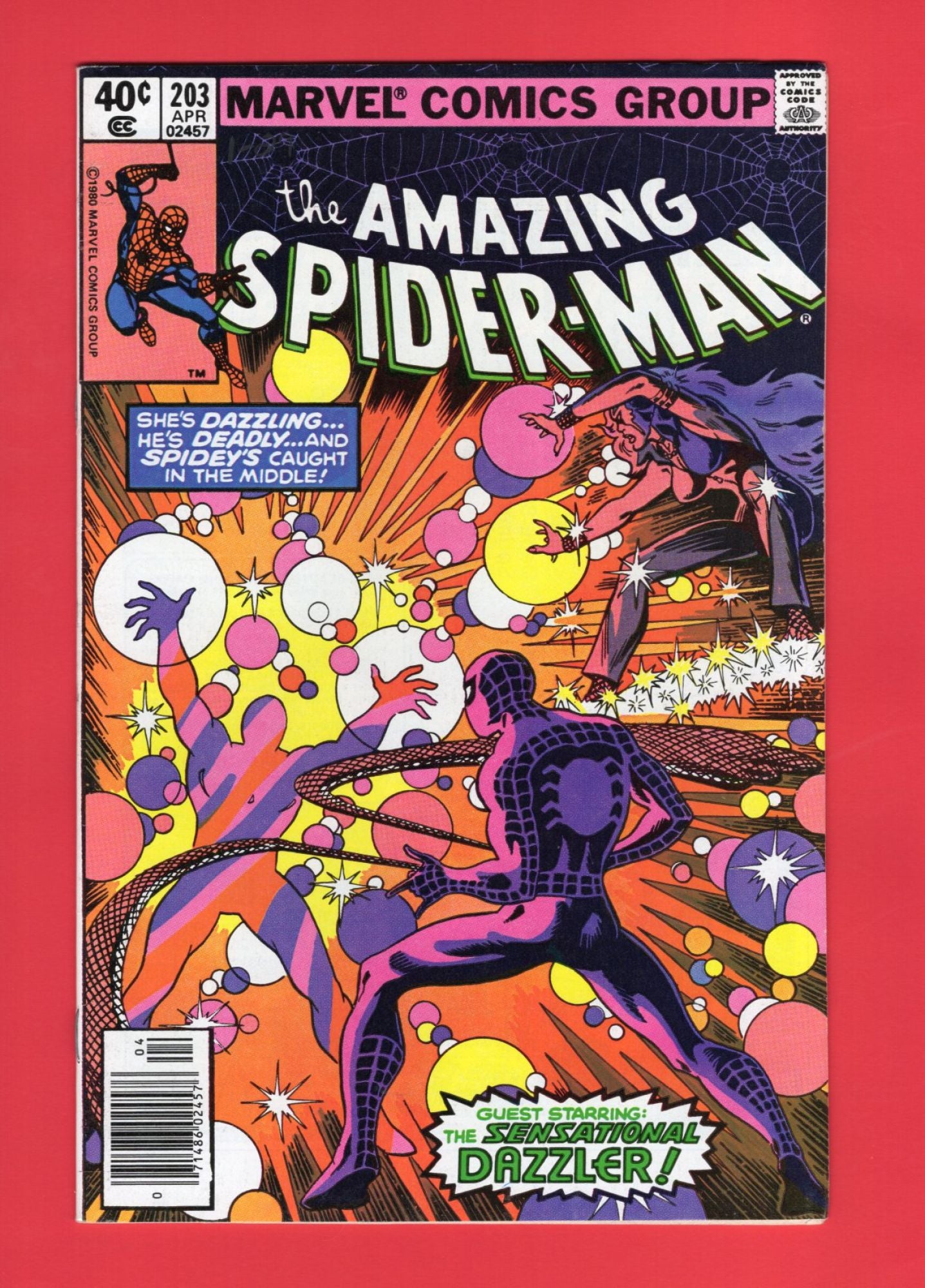 Amazing Spider-Man #203 (Apr 1980), 8.5 VF+ Newsstand